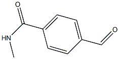 4-FORMYL-N-METHYLBENZAMIDE Struktur