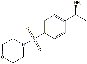 (1S)-1-[4-(MORPHOLIN-4-YLSULFONYL)PHENYL]ETHANAMINE Struktur