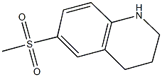 6-(methylsulfonyl)-1,2,3,4-tetrahydroquinoline Struktur