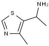 1-(4-methyl-1,3-thiazol-5-yl)ethanamine Struktur