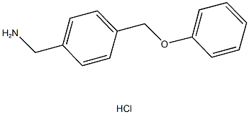 1-[4-(phenoxymethyl)phenyl]methanamine hydrochloride Struktur