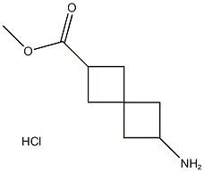 methyl 6-aminospiro[3.3]heptane-2-carboxylate hydrochloride Struktur