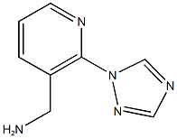 [2-(1H-1,2,4-triazol-1-yl)pyridin-3-yl]methylamine Struktur