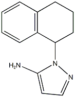 1-(1,2,3,4-tetrahydronaphthalen-1-yl)-1H-pyrazol-5-amine Struktur