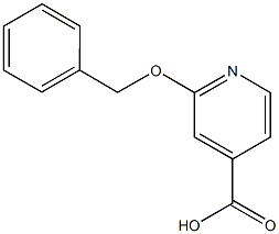 2-(benzyloxy)pyridine-4-carboxylic acid Struktur