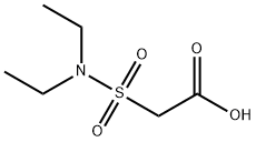 2-(diethylsulfamoyl)acetic acid Struktur