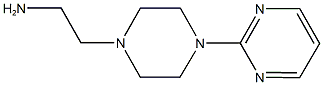 2-[4-(pyrimidin-2-yl)piperazin-1-yl]ethan-1-amine Struktur