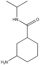 3-amino-N-(propan-2-yl)cyclohexane-1-carboxamide Struktur