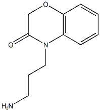 4-(3-aminopropyl)-3,4-dihydro-2H-1,4-benzoxazin-3-one Struktur