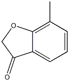 7-methyl-2,3-dihydro-1-benzofuran-3-one Struktur