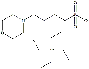 Tetraethylammonium 4-morpholinobutane-1-sulfonate Struktur