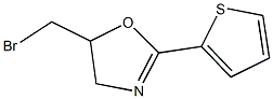 5-(BROMOMETHYL)-2-THIEN-2-YL-4,5-DIHYDRO-1,3-OXAZOLE Struktur