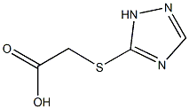 (1H-1,2,4-TRIAZOL-5-YLTHIO)ACETIC ACID Struktur