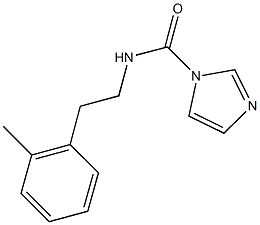 N-[2-(2-methylphenyl)ethyl]-1H-imidazole-1-carboxamide Struktur