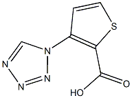 3-(1H-tetrazol-1-yl)thiophene-2-carboxylic acid Struktur