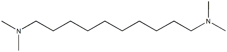 N,N,N',N'-tetramethyldecane-1,10-diamine Struktur