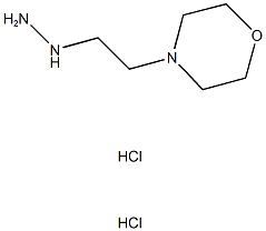 4-(2-hydrazinoethyl)morpholine dihydrochloride Struktur