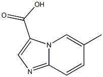 6-methylimidazo[1,2-a]pyridine-3-carboxylic acid Struktur