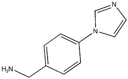 [4-(1H-imidazol-1-yl)phenyl]methanamine Struktur