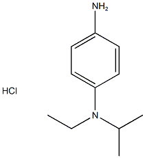 1-N-ethyl-1-N-(propan-2-yl)benzene-1,4-diamine hydrochloride Struktur