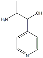 2-amino-1-(pyridin-4-yl)propan-1-ol Struktur