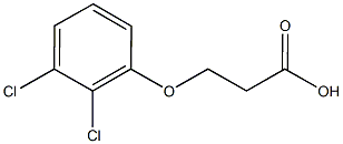 3-(2,3-dichlorophenoxy)propanoic acid Struktur