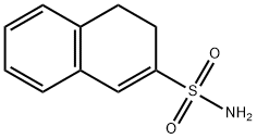 3,4-dihydronaphthalene-2-sulfonamide Struktur