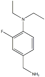 4-(aminomethyl)-N,N-diethyl-2-fluoroaniline Struktur