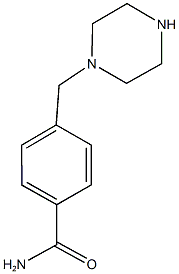 4-(piperazin-1-ylmethyl)benzamide Struktur