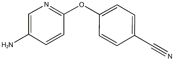 4-[(5-aminopyridin-2-yl)oxy]benzonitrile Struktur