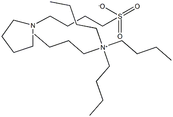 Tetrabutylammonium 4-(pyrrolidin-1-yl)butane-1-sulfonate Struktur