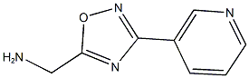 (3-pyridin-3-yl-1,2,4-oxadiazol-5-yl)methylamine Struktur