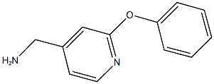 (2-phenoxypyridin-4-yl)methylamine Struktur