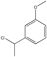 1-(1-chloroethyl)-3-methoxybenzene Struktur