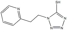 1-[2-(pyridin-2-yl)ethyl]-1H-1,2,3,4-tetrazole-5-thiol Struktur