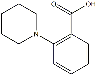 2-(piperidin-1-yl)benzoic acid Struktur