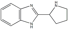 2-(pyrrolidin-2-yl)-1H-1,3-benzodiazole Struktur