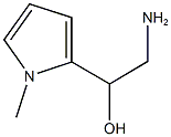 2-amino-1-(1-methyl-1H-pyrrol-2-yl)ethanol Struktur