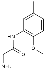 2-amino-N-(2-methoxy-5-methylphenyl)acetamide Struktur