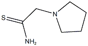 2-pyrrolidin-1-ylethanethioamide Struktur