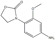 3-(4-amino-2-methoxyphenyl)-1,3-oxazolidin-2-one Struktur