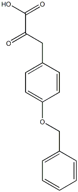 3-[4-(benzyloxy)phenyl]-2-oxopropanoic acid Struktur