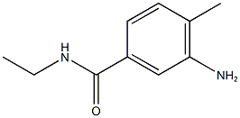 3-amino-N-ethyl-4-methylbenzamide Struktur