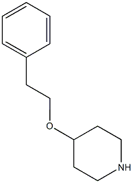 4-(2-phenylethoxy)piperidine Struktur