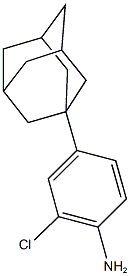 4-(adamantan-1-yl)-2-chloroaniline Struktur