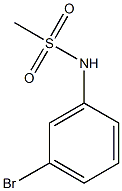 N-(3-bromophenyl)methanesulfonamide Struktur