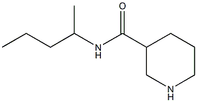 N-(pentan-2-yl)piperidine-3-carboxamide Struktur