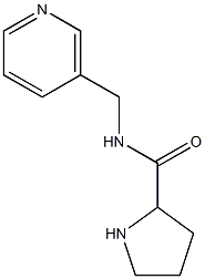 N-(pyridin-3-ylmethyl)pyrrolidine-2-carboxamide Struktur