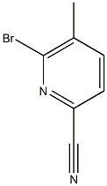 6-bromo-5-methylpyridine-2-carbonitrile Struktur