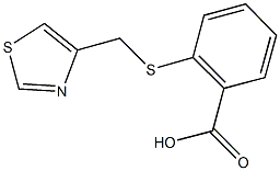 2-[(1,3-THIAZOL-4-YLMETHYL)THIO]BENZOIC ACID Struktur